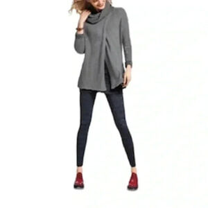 CAbi Fergie Split Cowl Neck Sweater Size S